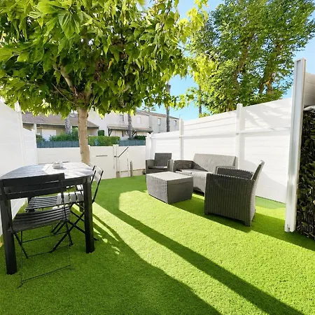 Apartament T2 Climatise Avec Jardin - 5 Personnes *